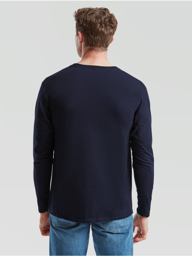 Fruit of the loom, ICONIC 195 RINGSPUN PREMIUM LONG SLEEVE T dukseica, tamno teget S