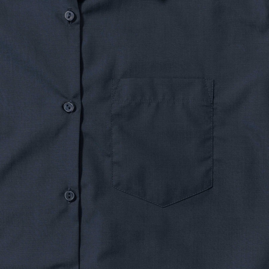 RUSSELL Women's Long Sleeved POLYCOTTON EASY CARE POPLIN Shirt