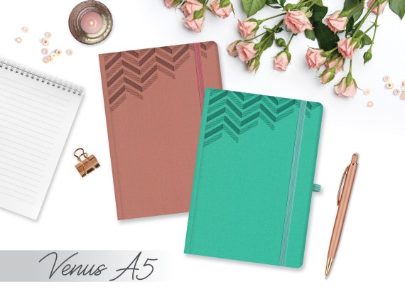 VENUS, notes A5, maslinasto zeleni