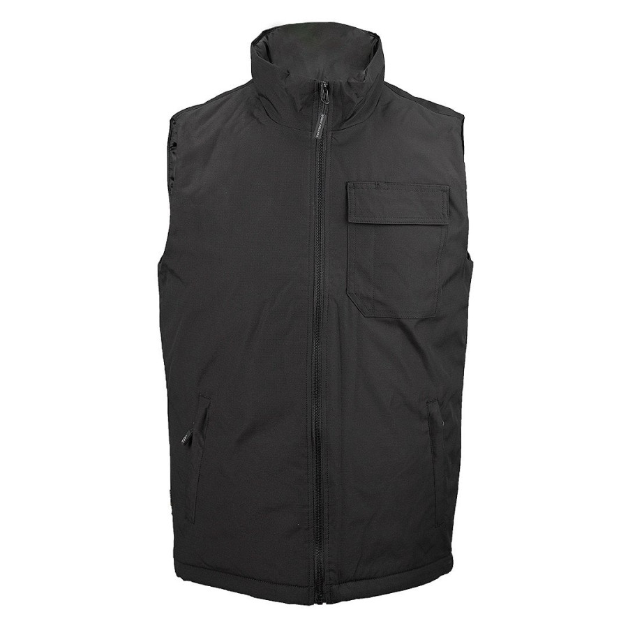 TANKER VEST, radni prsluk od ripstopa, crni