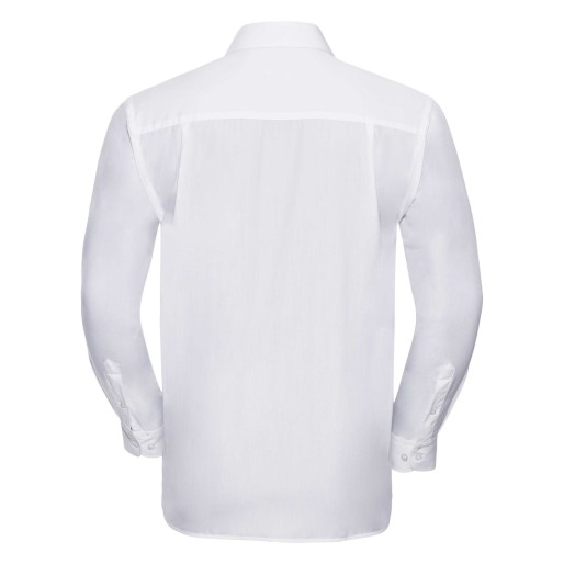 RUSSELL POLYCOTTON EASY CARE POPLIN Men's Long Sleeve Shirt