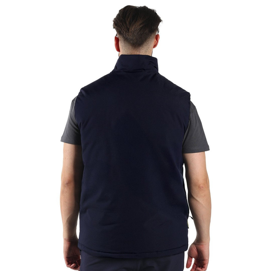 TANKER VEST, ripstop workwear bodywarmer, blue
