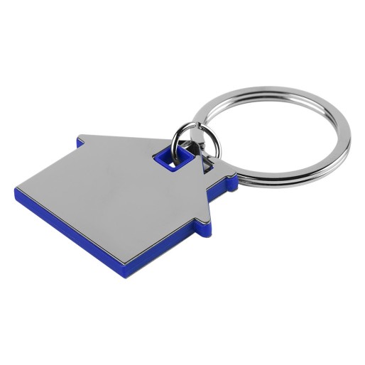 HUS, metal key holder, blue