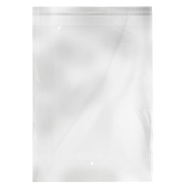 POLY BAG 30 x 40, polybag with flap and self adhesive sealing, size 30 x 40 cm, transparent