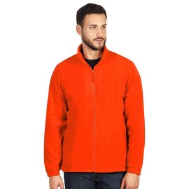POLARIS, unisex polar fleece sweatshirt, orange