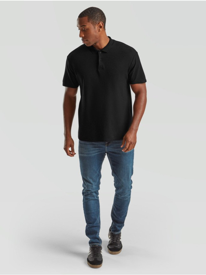 Fruit of the Loom, Original Polo, Polo majca za muškarce, crna M