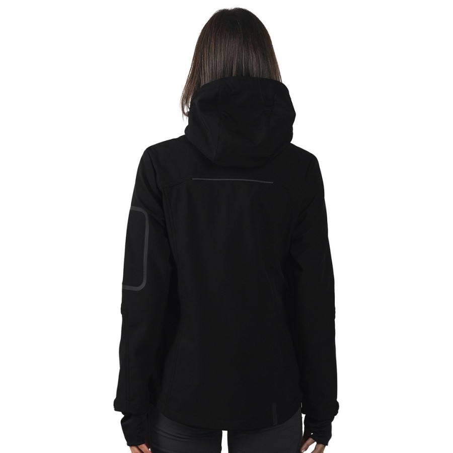 PANTHER THERMO WOMEN, women's softshell jacket with heating system, black