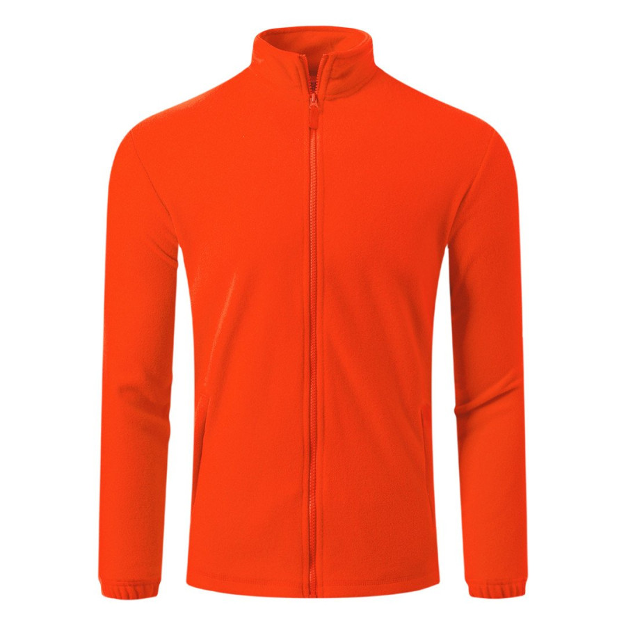 POLARIS, unisex polar fleece sweatshirt, orange