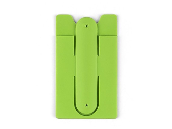 HOLD, silicon card holder and phone holder, kiwi