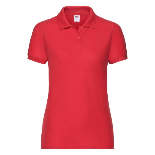 Fruit of the Loom, 65/35 Ladies Polo, polo majica za žene, crvena, XS