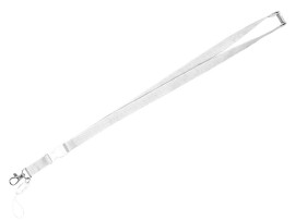 LANY PRO, lanyard for id cards, 15 mm, white