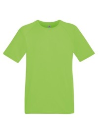 Fruit of the Loom, Performance, Men's Sports Polyester T-Shirt, Lime, 2XL