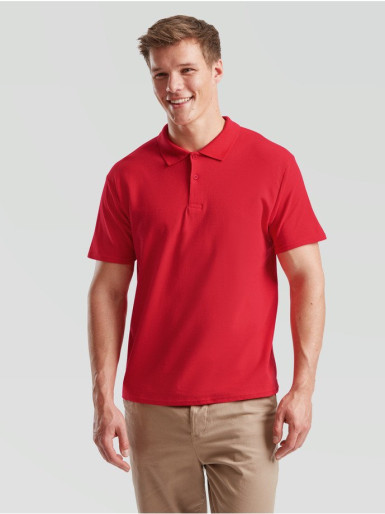 Fruit of the Loom, Original Polo, Polo majca za muškarce, crvena M