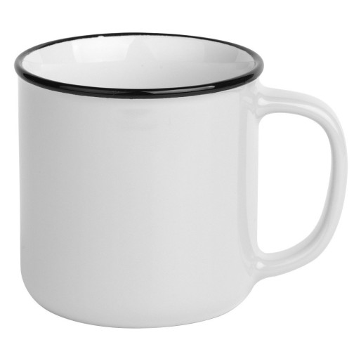 BETTY, stoneware mug, 250 ml, white