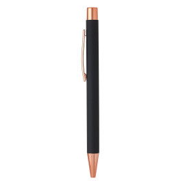 TITANIUM ROSE GOLD, metal ball pen, blue