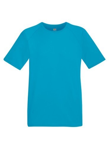 Fruit of the Loom, Performance, Men's Sports Polyester T-shirt, Azure Blue, S