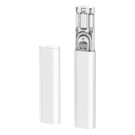 KLASTER, plastic box with adapters, white