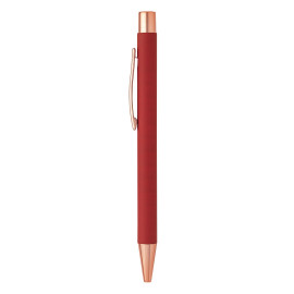 TITANIUM ROSE GOLD, metal ball pen, red