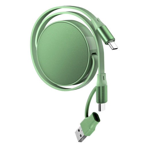 FURIO 2IN1, usb type-c kabl za punjenje i prenos podataka, 2 u 1, 240w, mint