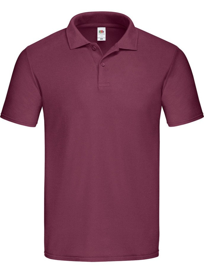Fruit of the Loom, Original Polo, Polo majca za muškarce, bordo M