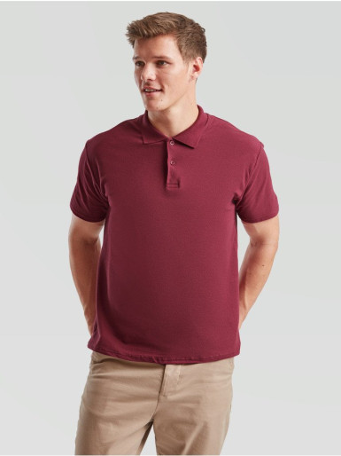 Fruit of the Loom, Original Polo, Polo majca za muškarce, bordo M
