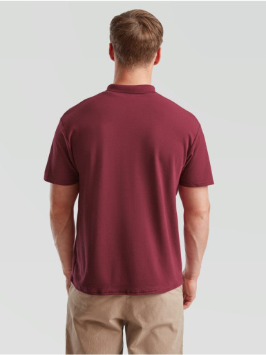 Fruit of the Loom, Original Polo, Polo majca za muškarce, bordo M