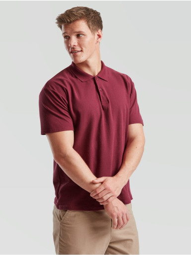Fruit of the Loom, Original Polo, Polo majca za muškarce, bordo M