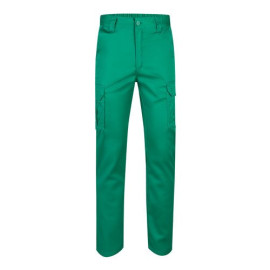 VL LUGH. Multi-pocket stretch trousers (240g/m²) in cotton (46%), EME (38%) and polyester (16%)