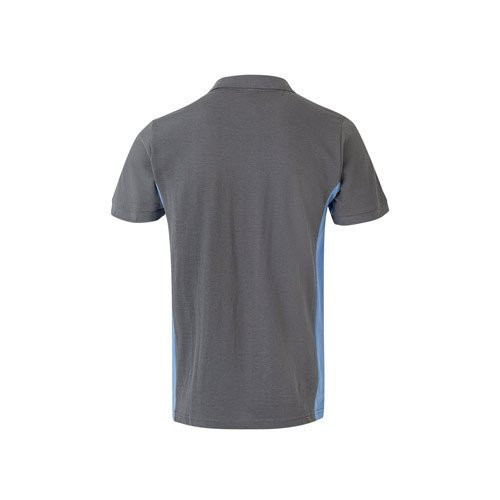 VL SUPAY. Two-tone piqué polo shirt (180g/m²), short sleeve, in cotton (60%) and polyester (40%)