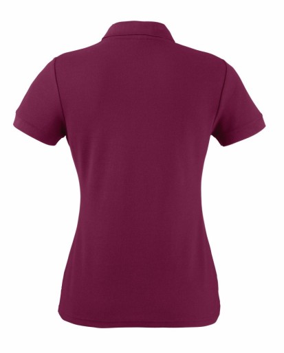 Fruit of the Loom, 65/35 Ladies Polo, women's polo shirt, burgundy, L