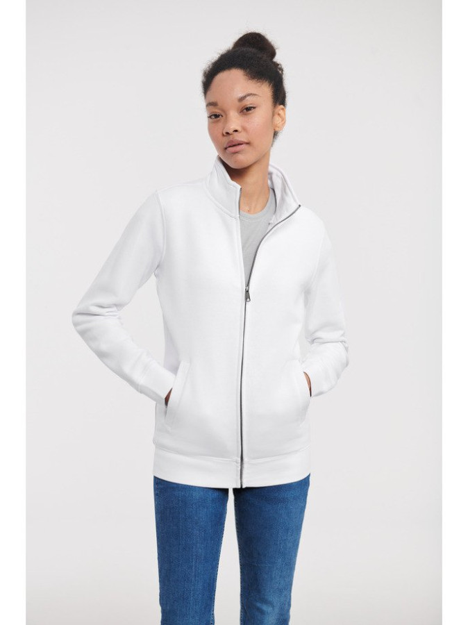 RUSSELL Ladies' Authentic ženski duks sa rajsferšlusom, crni, S