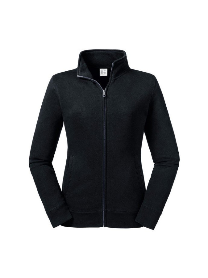 RUSSELL Ladies' Authentic ženski duks sa rajsferšlusom, crni, S