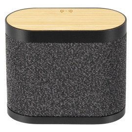 BAND, wireless speaker 5w and wireless charger 15w, black