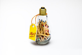 Šibica u ukrasnom pakovanju, kruška