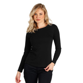 TARGET LSL LADY, long sleeve t-shrt, 160 g/m2, black
