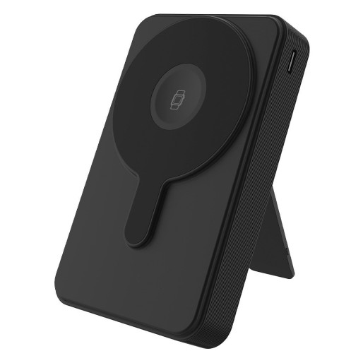 MISTIK 10PD, magnetic power bank, 10.000 mah, black