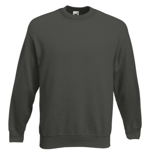 Fruit of the Loom, Premium Set-in Sweat, Classic Premium Men's Hoodie, Carbon, M
