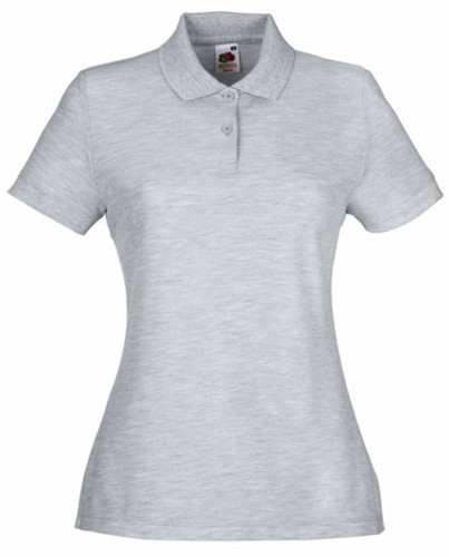 Fruit of the Loom, 65/35 Ladies Polo, polo majica za žene, pepeljasto siva, XS