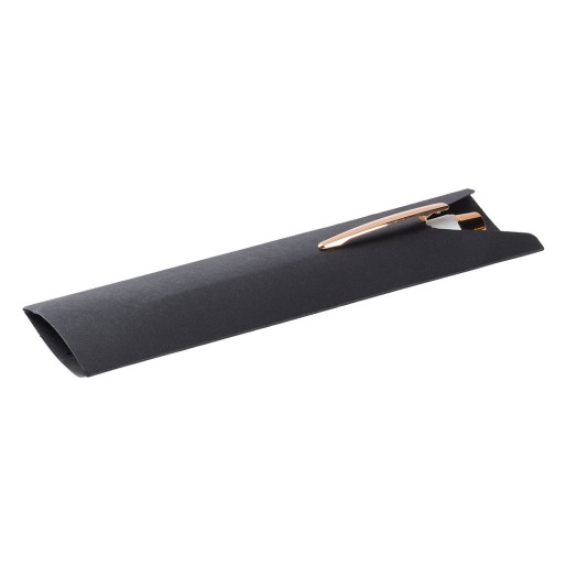 UNIVERSAL, metal roller pen with paper sleeve, silver