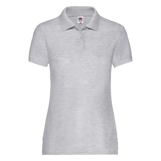Fruit of the Loom, 65/35 Ladies Polo, polo majica za žene, pepeljasto siva, L