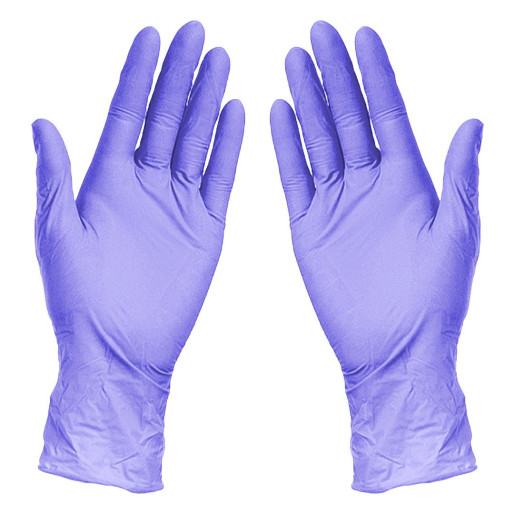 NITRILE GLOVES, nitrilne jednokratne rukavice, 100 kom, lila