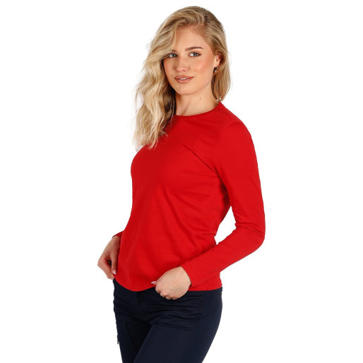 TARGET LSL LADY, long sleeve t-shrt, 160 g/m2, red