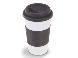 VIVAS crna porcelanska šolja