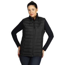 NOVA WOMEN, women’s padded winter vest, black
