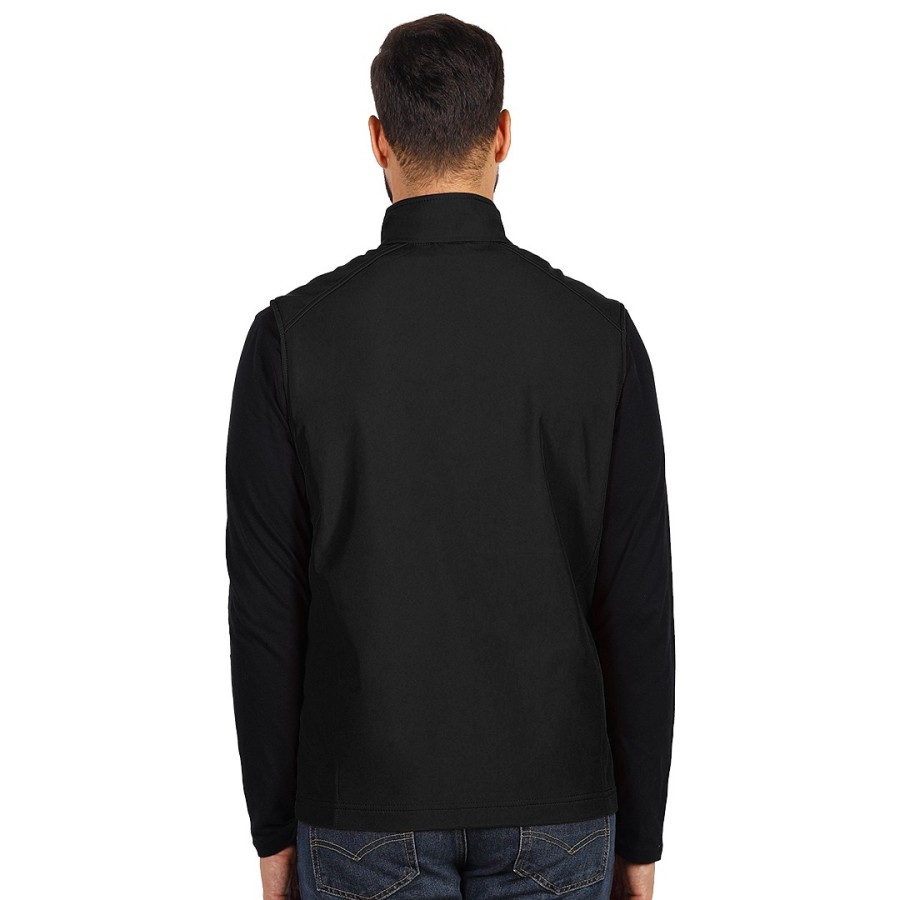 SKIPPER VEST, softshell bodywarmer, black