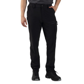 PANTHER TRACK PANTS, elastic functional pants, black