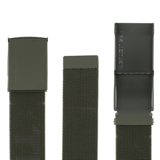 PATENT, stretchable belt, olive