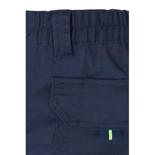 VL ZEUS. Two-tone, multi-pocket stretch trousers (240g/m²), in cotton (46%), EME (38%) and polyester (16%)