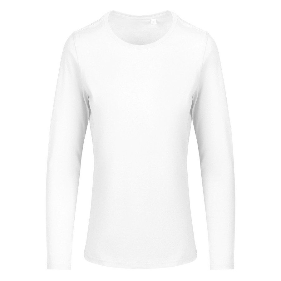 TARGET LSL LADY, pamučna majica dugih rukava, 160 g/m2, bela