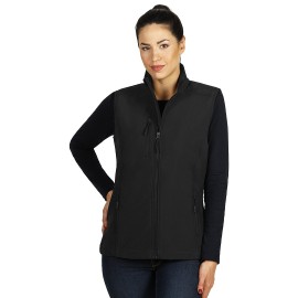 SKIPPER VEST WOMEN, women's softshell bodywarmer, black